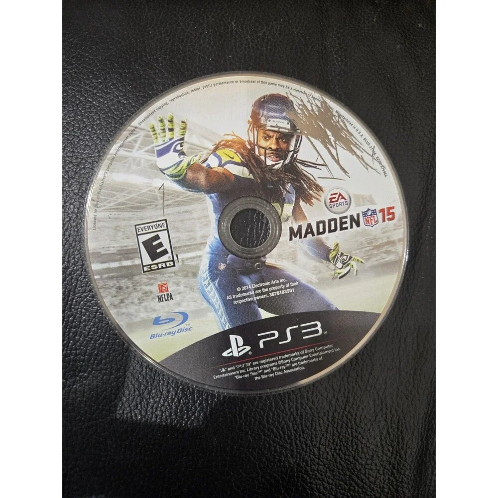 Madden NFL 15 (Sony PlayStation 3, 2014) Ps3 Disc Only Tested And Works